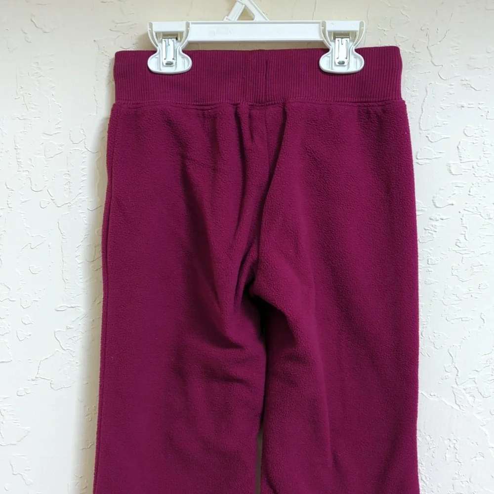 🌻 The Children's Place Girls Fuchsia Fleece Flared Sweatpants Size 6X/7